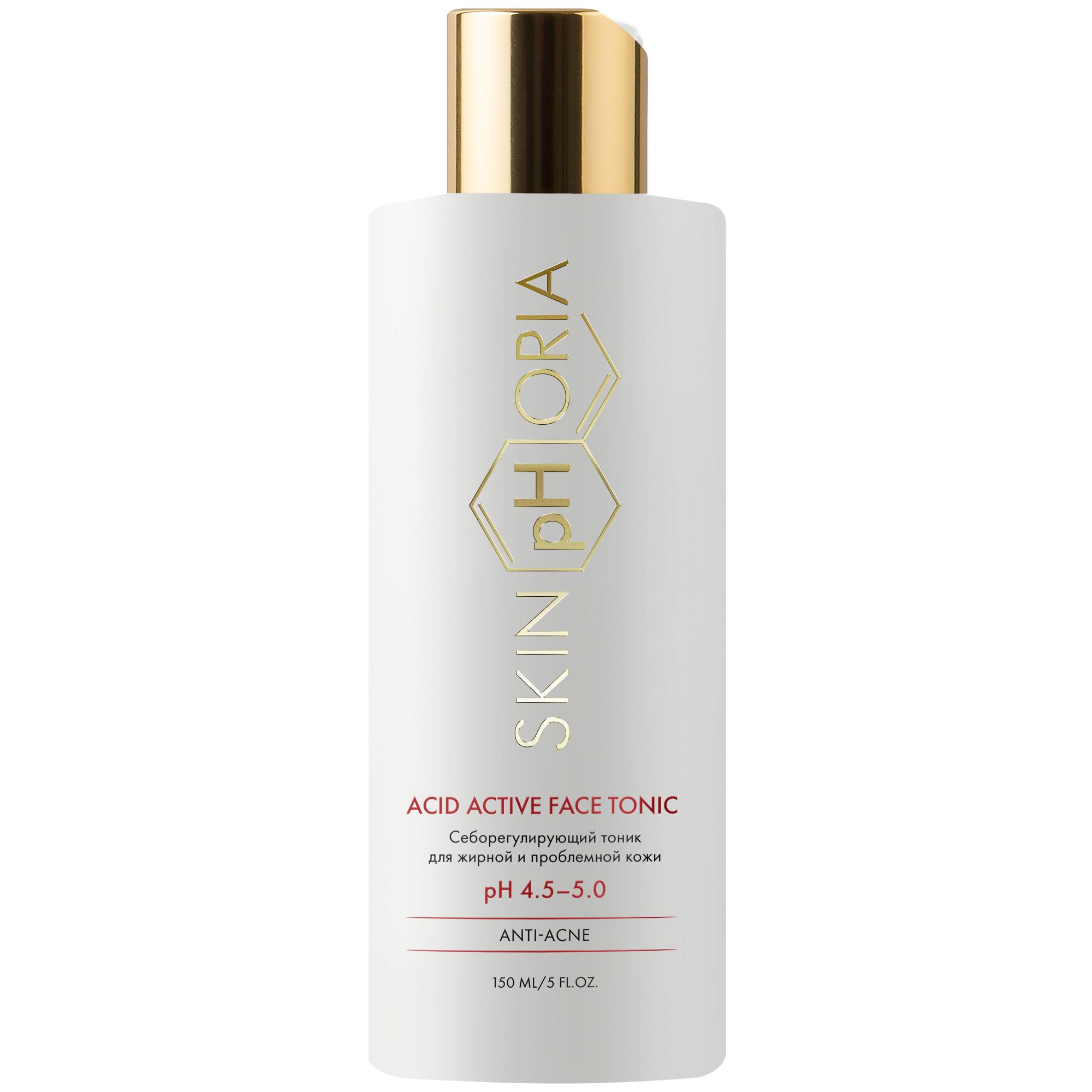 SKINPHORIA ТОНИК ДЛЯ ЛИЦА СЕБОРЕГУЛИРУЮЩИЙ ACID ACTIVE FACE TONIC 150МЛ