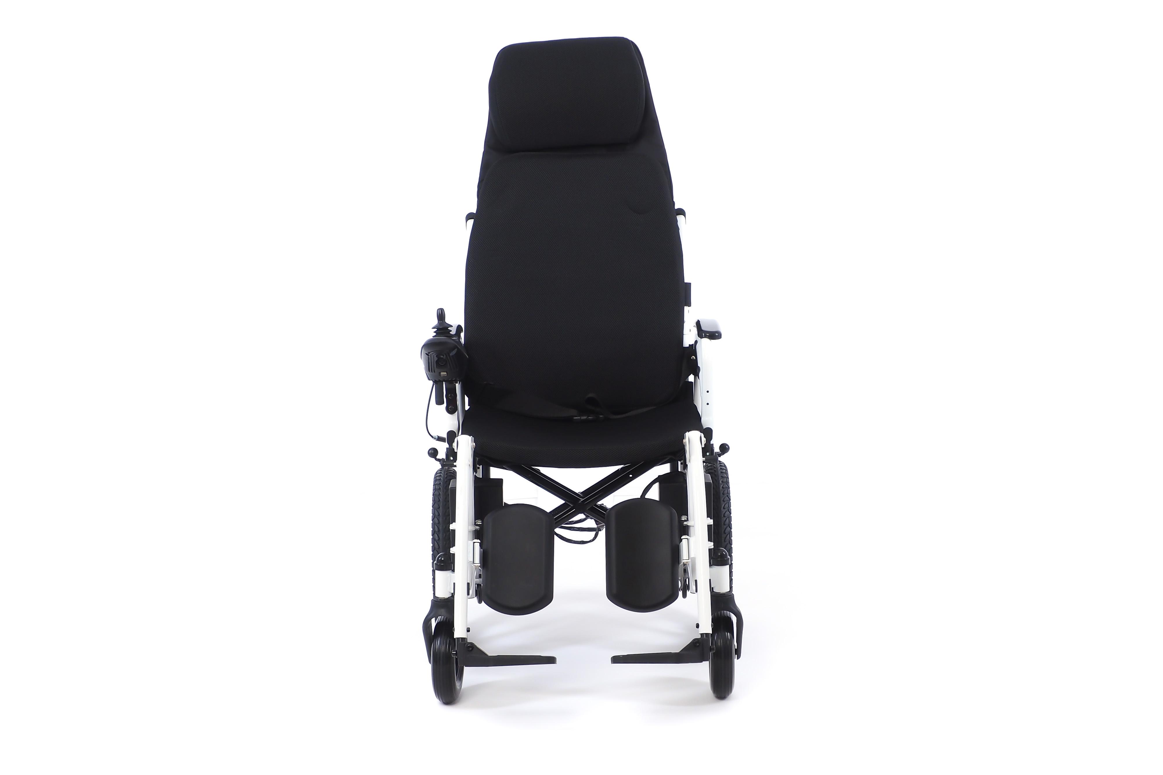 MET COMFORT 85 ЭЛЕКТРИЧЕСКОЕ КРЕСЛО-КОЛЯСКА С ВОЗМОЖНОСТЬЮ ПЕРЕВОДА СПИНКИ КРЕСЛА В ГОРИЗОНТАЛЬНОЕ ПОЛОЖЕНИЕ САМИМ ПОЛЬЗОВАТЕЛЕМ. ШИРИНА 44 СМ (СЕРИЯ/