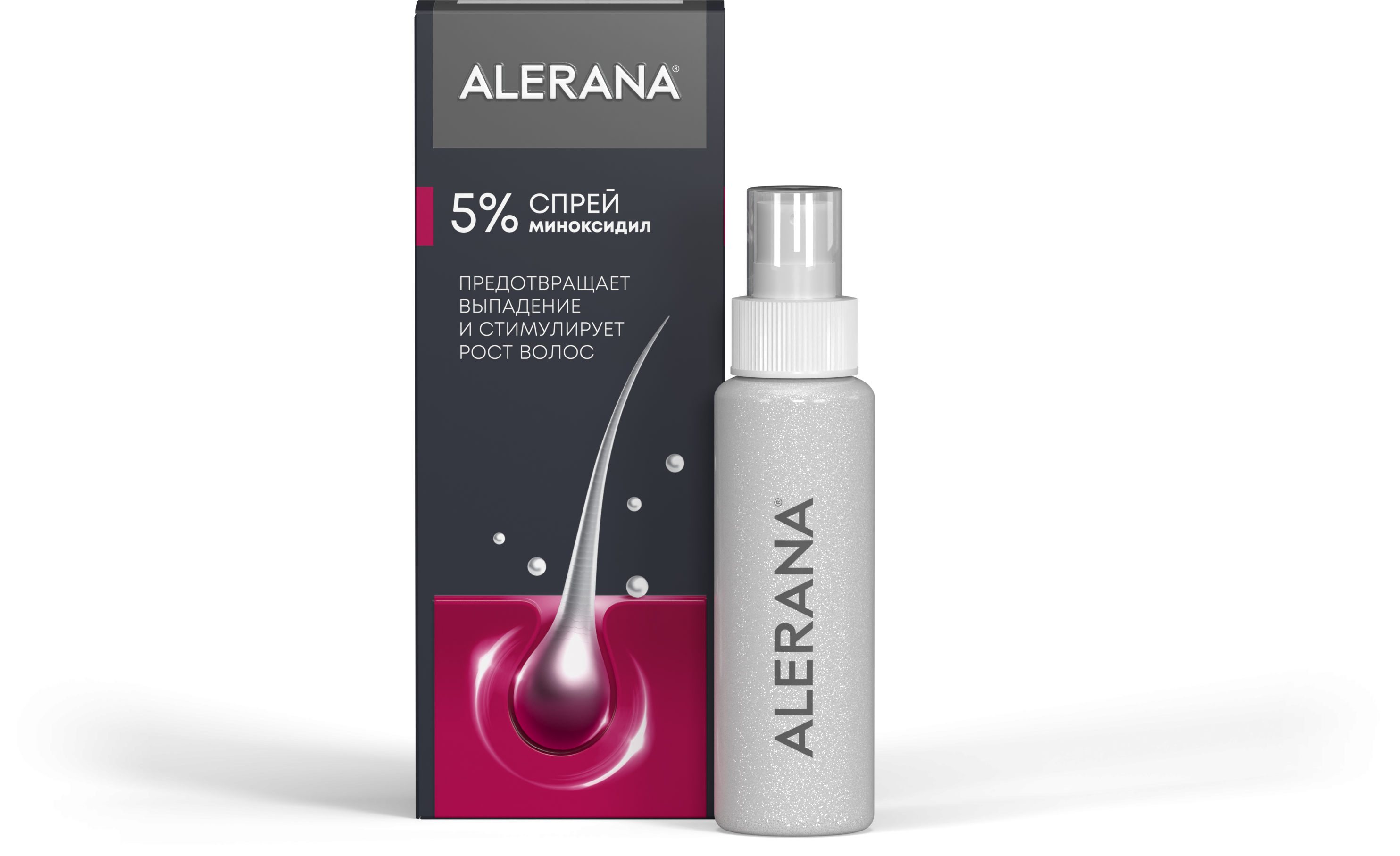 АЛЕРАНА СПРЕЙ Д/НАРУЖ. ПРИМ. 5% ФЛ. 60МЛ
