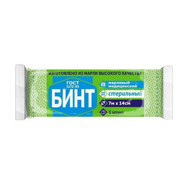 БИНТ НЕСТЕРИЛЬНЫЙ 7МХ14СМ ЭКСТРА ФАРМ-СФЕРА