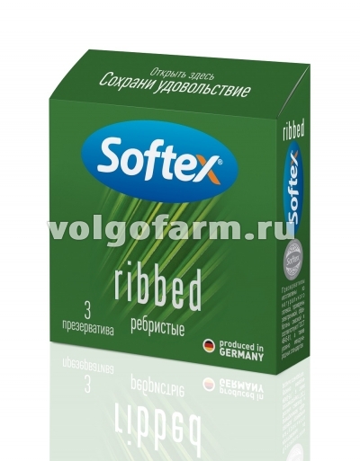 SOFTEX ПРЕЗЕРВАТИВЫ RIBBED №3