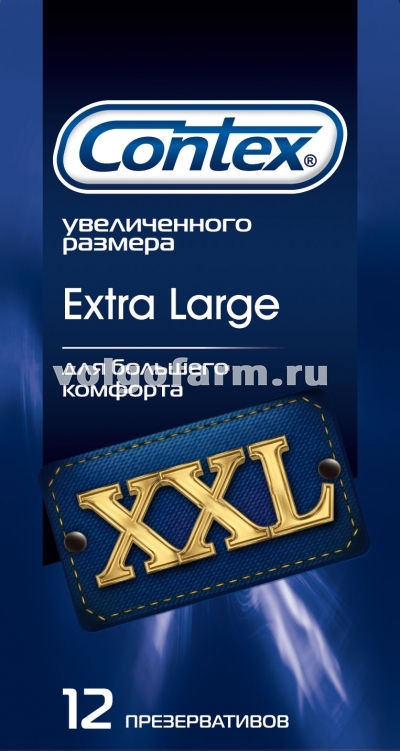 КОНТЕКС ПРЕЗЕРВАТИВЫ EXTRA LARGE №12