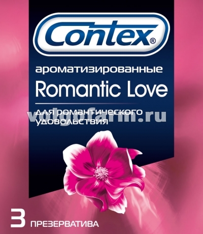 КОНТЕКС ПРЕЗЕРВАТИВЫ ROMANTIC LOVE АРОМАТИЗИРОВАННЫЕ №3