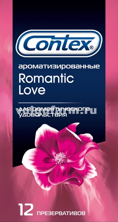 КОНТЕКС ПРЕЗЕРВАТИВЫ ROMANTIC LOVE АРОМАТИЗИРОВАННЫЕ №12