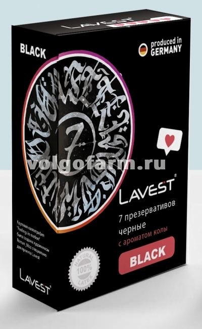 LAVEST ПРЕЗЕРВАТИВЫ BLACK №7