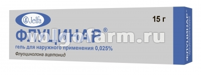 ФЛУЦИНАР ГЕЛЬ Д/НАРУЖ. ПРИМ. 0,025% ТУБА 15Г