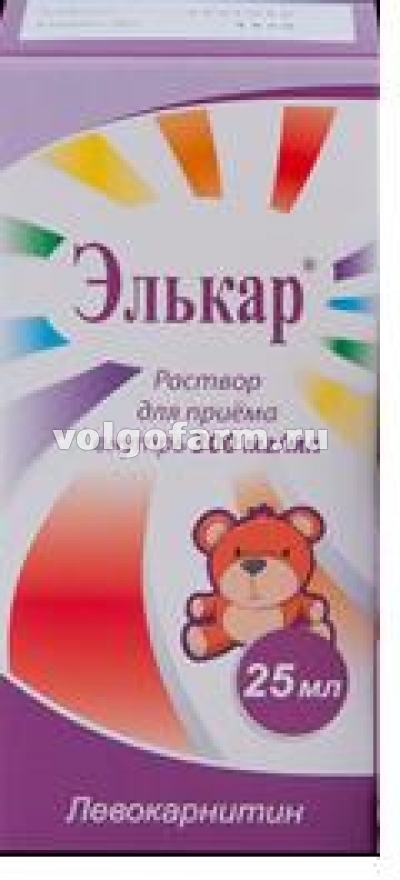 ЭЛЬКАР Р-Р Д/ПРИЕМА ВНУТРЬ 300МГ/МЛ ФЛ. 25МЛ