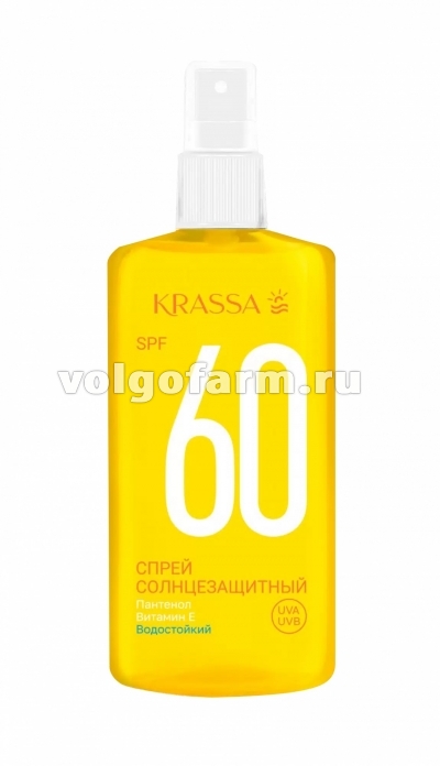 KRASSA СОЛНЦЕЗАЩИТНАЯ СЕРИЯ СПРЕЙ SPF60 150МЛ