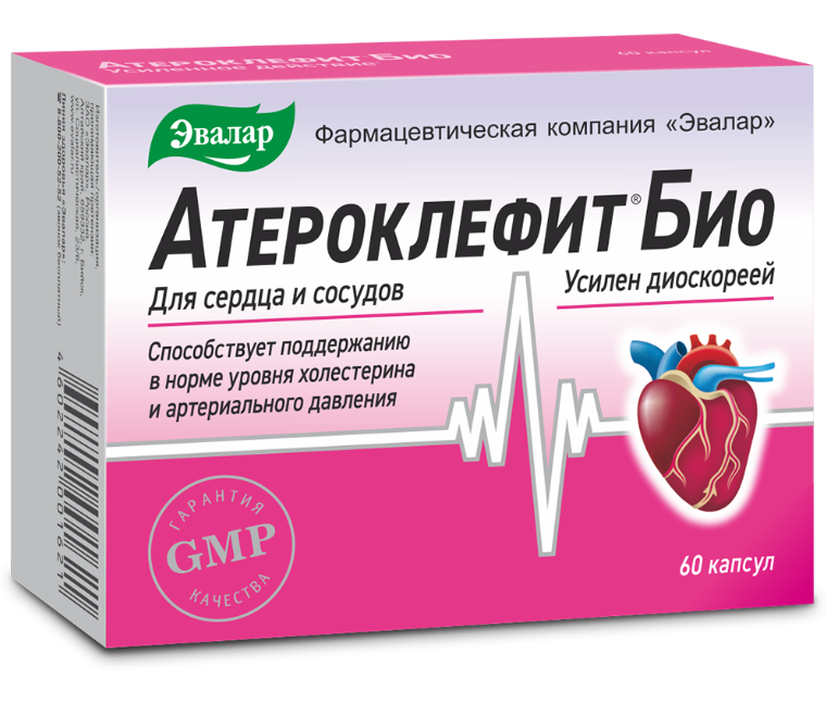 АТЕРОКЛЕФИТ БИО КАПС. №60