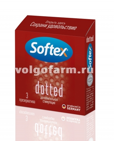 SOFTEX ПРЕЗЕРВАТИВЫ DOTTED №3