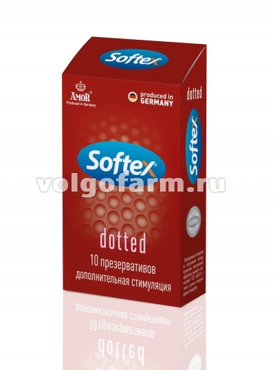 SOFTEX ПРЕЗЕРВАТИВЫ DOTTED №10