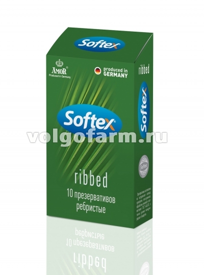 SOFTEX ПРЕЗЕРВАТИВЫ RIBBED №10