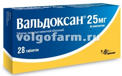 ВАЛЬДОКСАН ТАБЛ. П/ПЛЕН/ОБ. 25МГ №28