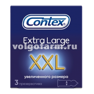 КОНТЕКС ПРЕЗЕРВАТИВЫ EXTRA LARGE №3